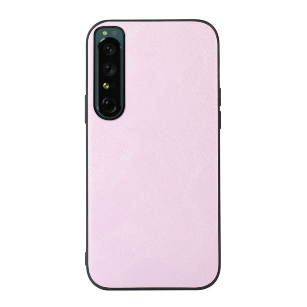 Hoesje voor Sony Xperia 1 IV Leerstijl