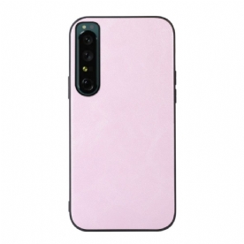 Hoesje voor Sony Xperia 1 IV Leerstijl