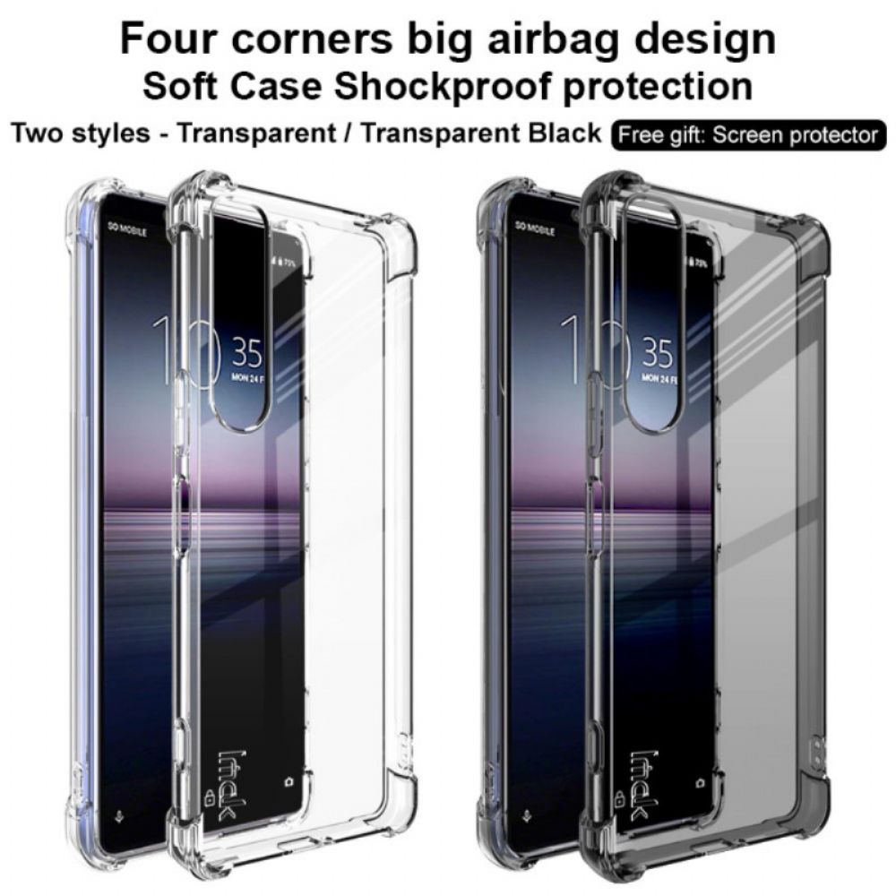 Hoesje voor Sony Xperia 1 IV Transparant Met Imak Screen Film