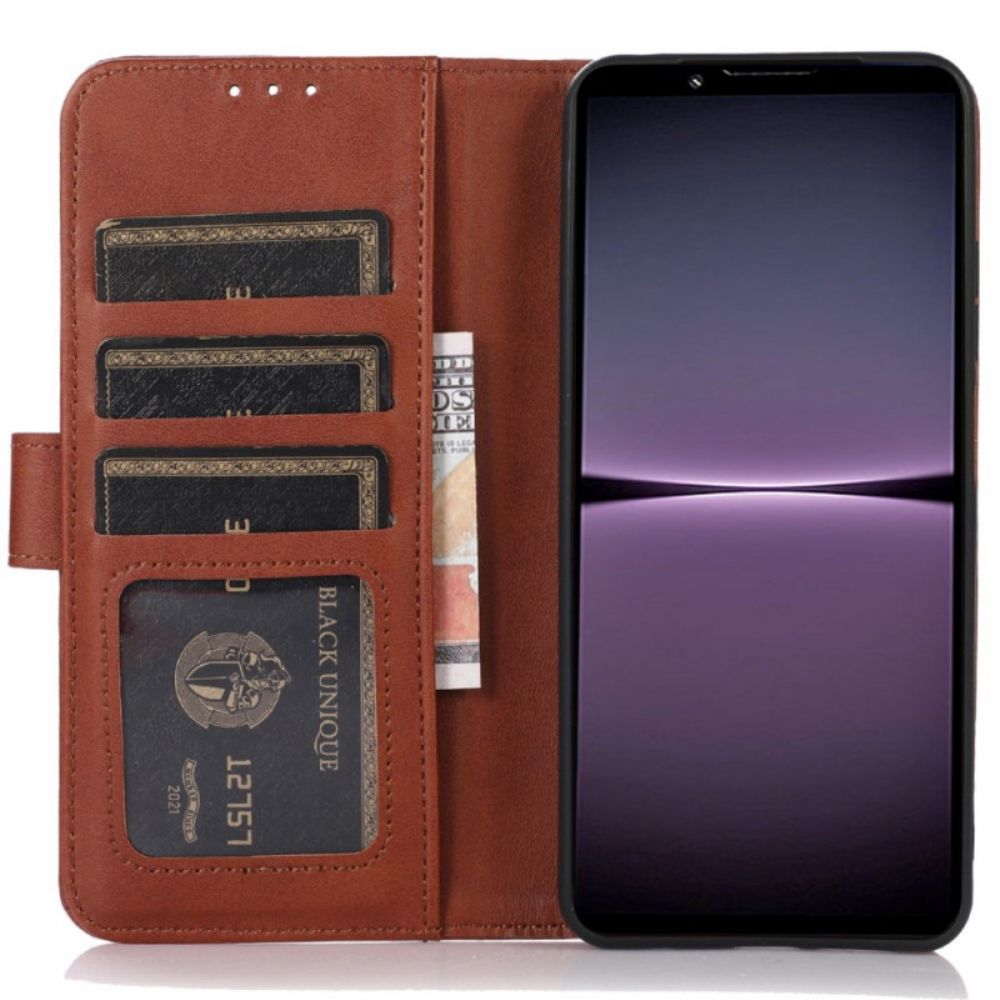 Leren Hoesje voor Sony Xperia 1 IV Leerstijl