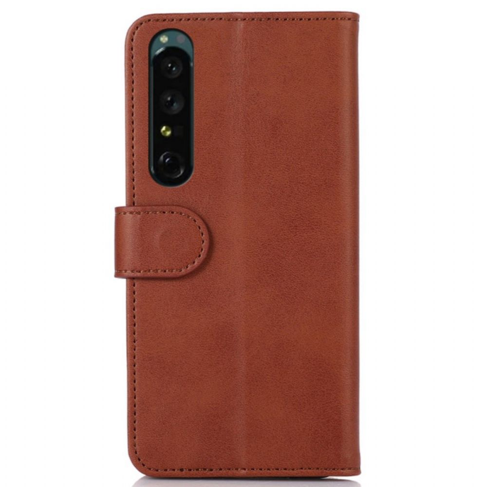 Leren Hoesje voor Sony Xperia 1 IV Leerstijl