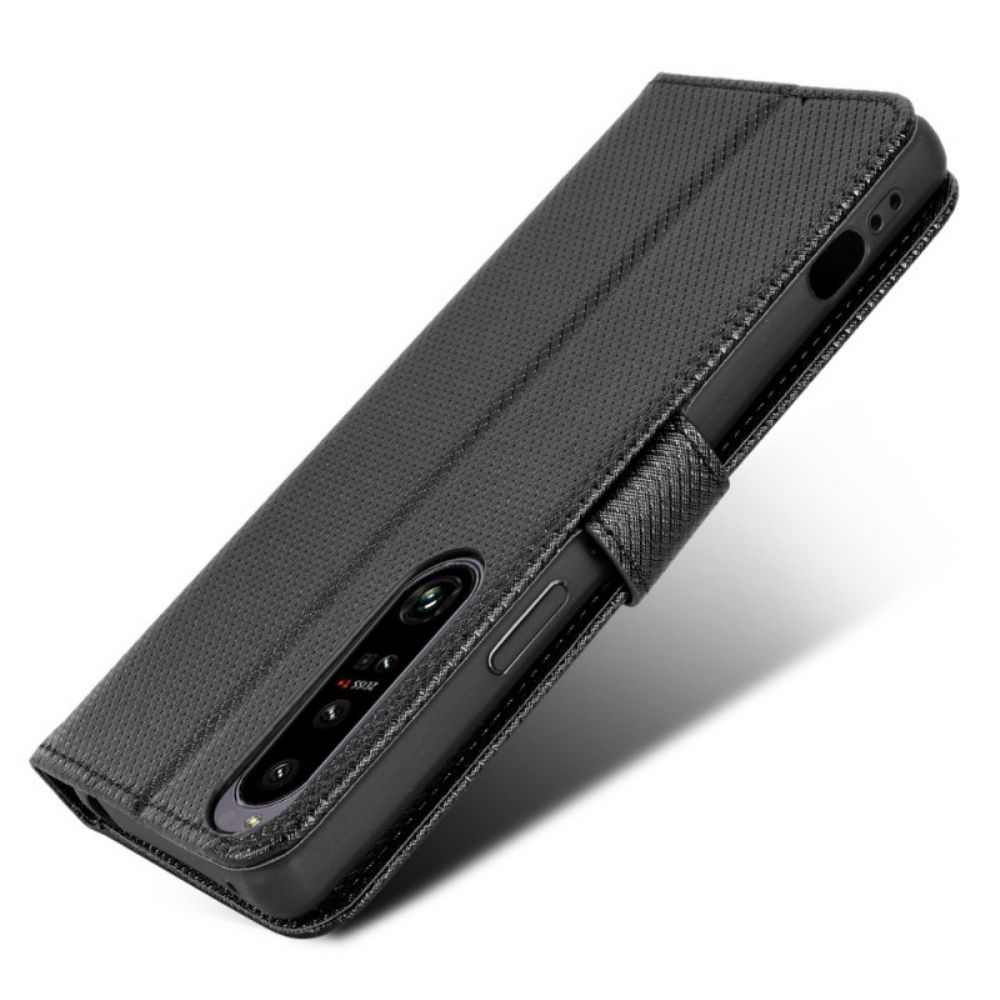 Leren Hoesje voor Sony Xperia 1 IV Stijlvol Met Riem