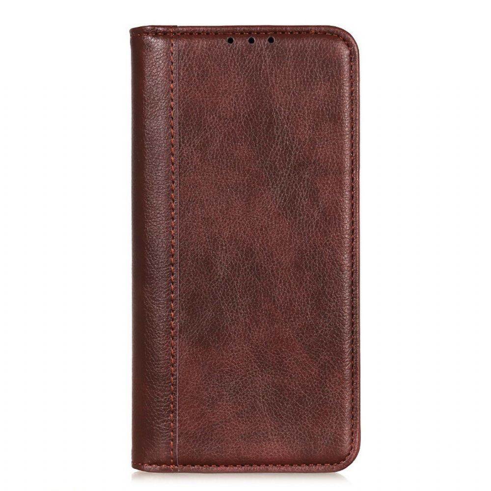 Bescherming Hoesje voor Samsung Galaxy S21 FE Folio-hoesje Elegance Split Litchi Leer