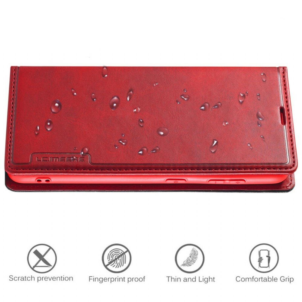 Bescherming Hoesje voor Samsung Galaxy S21 FE Folio-hoesje Lc-001-serie Lc.imeeke