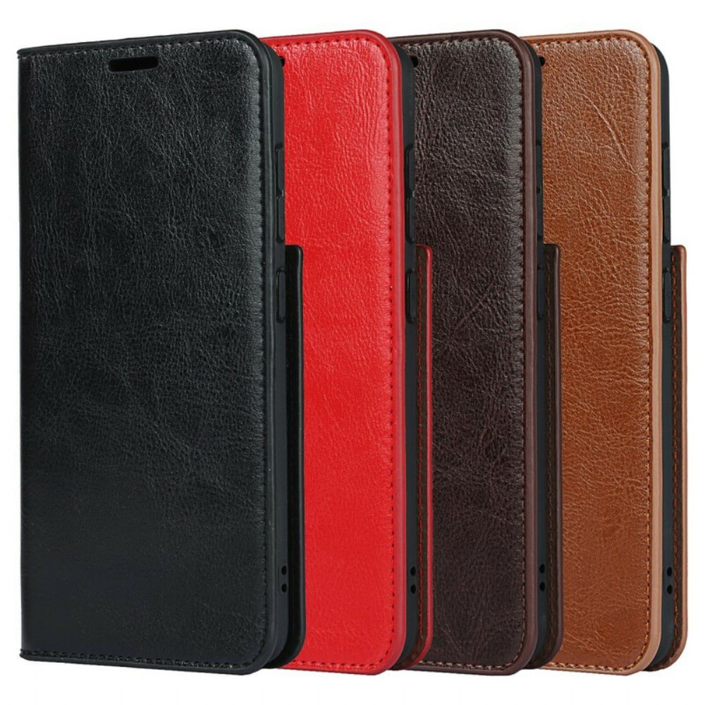 Bescherming Hoesje voor Samsung Galaxy S21 FE Folio-hoesje Suggestie Voor Echte Leerkleur