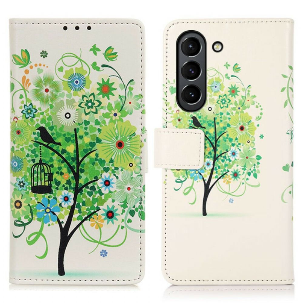 Flip Case voor Samsung Galaxy S21 FE Bloeiende Boom