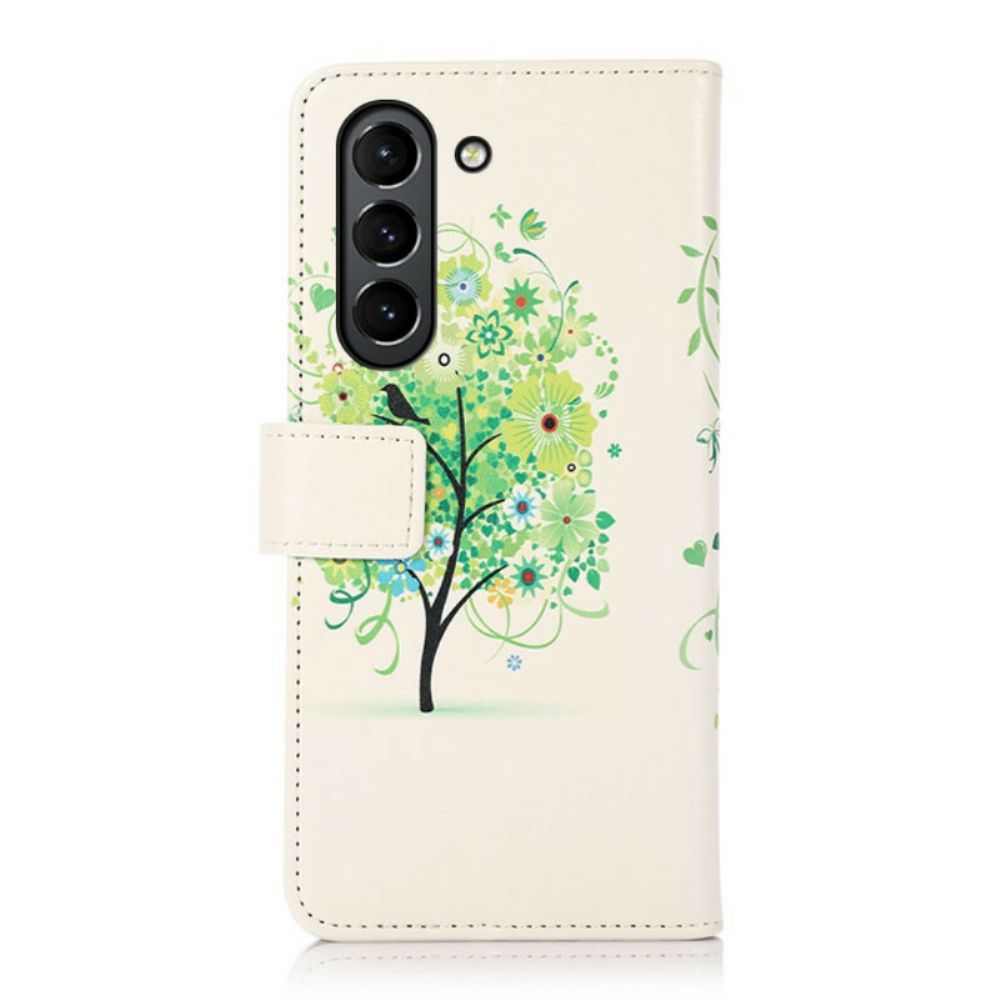 Flip Case voor Samsung Galaxy S21 FE Bloeiende Boom