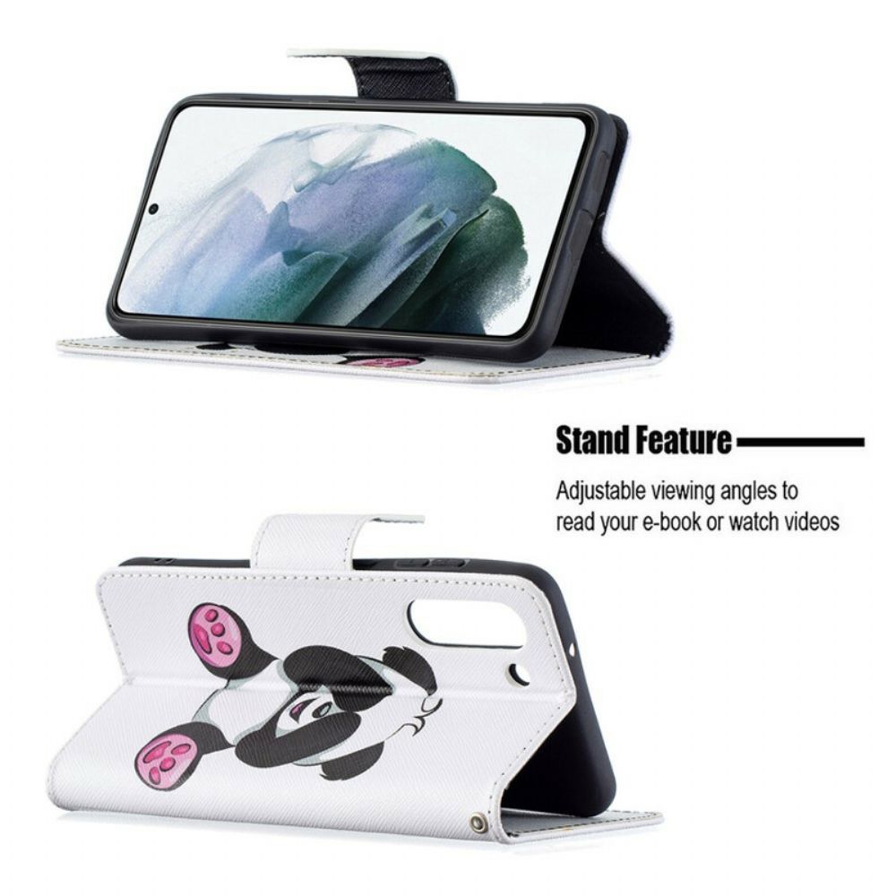 Flip Case voor Samsung Galaxy S21 FE Pandaplezier