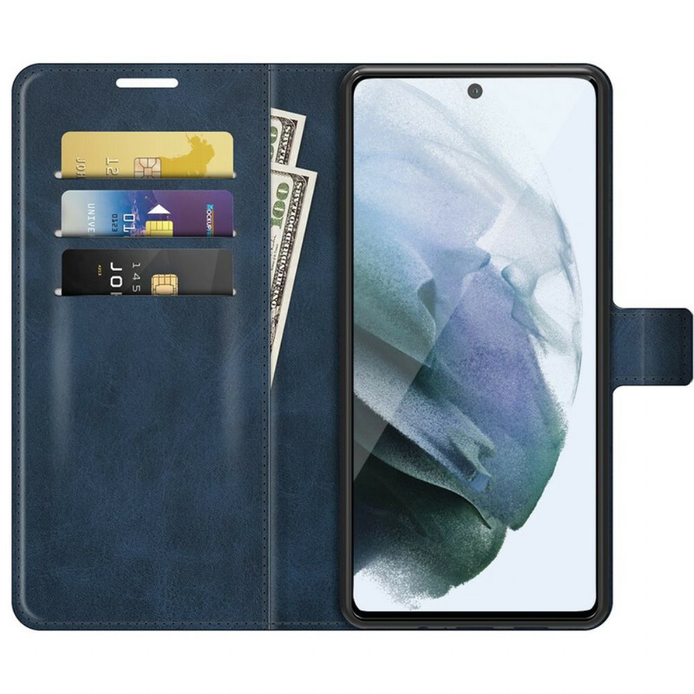 Flip Case voor Samsung Galaxy S21 FE Slim Kunstleer