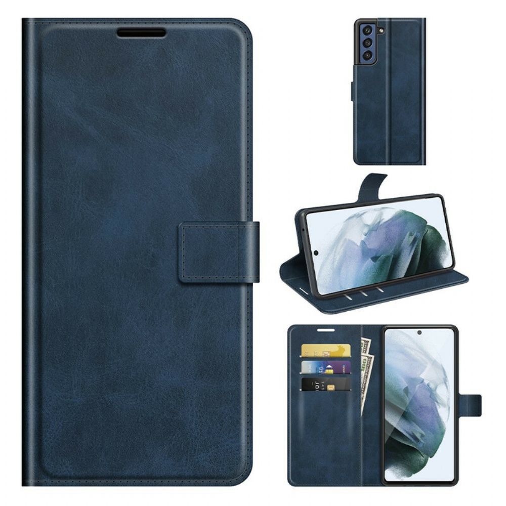 Flip Case voor Samsung Galaxy S21 FE Slim Kunstleer