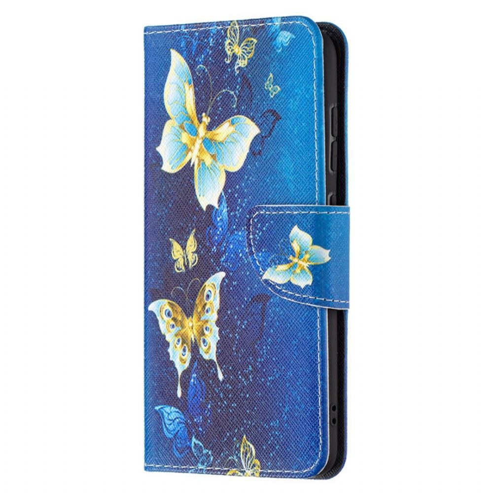 Flip Case voor Samsung Galaxy S21 FE Vlinders Koningen