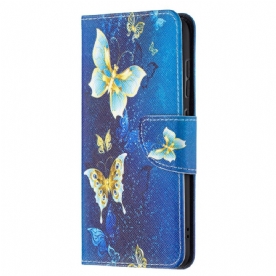 Flip Case voor Samsung Galaxy S21 FE Vlinders Koningen