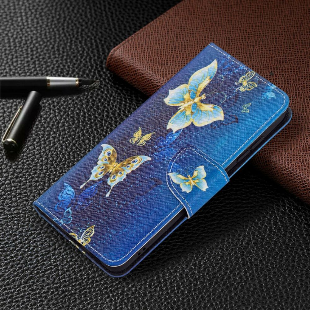 Flip Case voor Samsung Galaxy S21 FE Vlinders Koningen