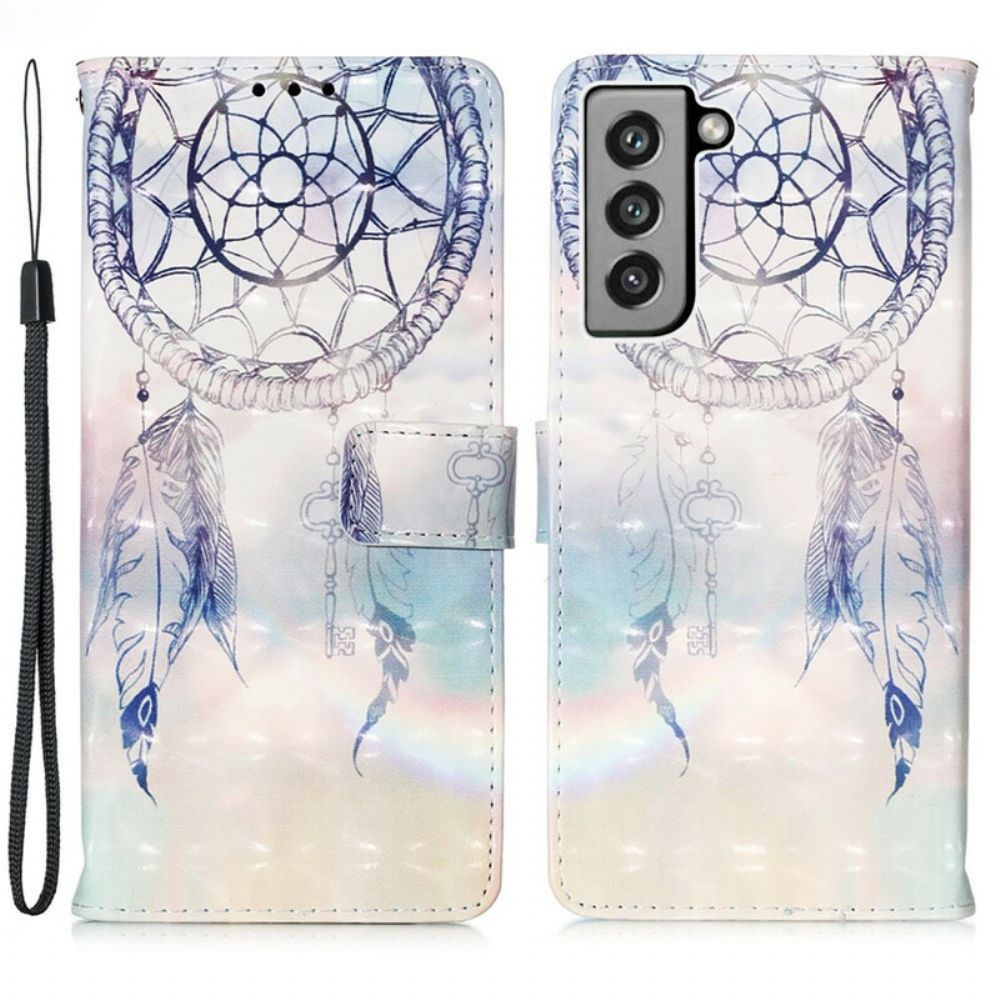 Folio-hoesje voor Samsung Galaxy S21 FE Aquarel Dromenvanger