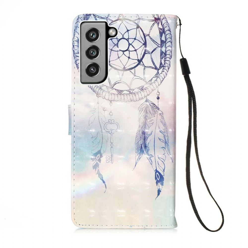 Folio-hoesje voor Samsung Galaxy S21 FE Aquarel Dromenvanger