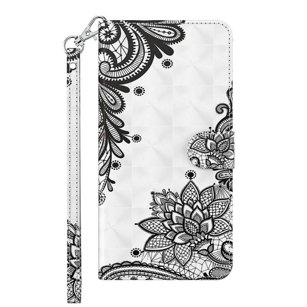 Folio-hoesje voor Samsung Galaxy S21 FE Chique Kant