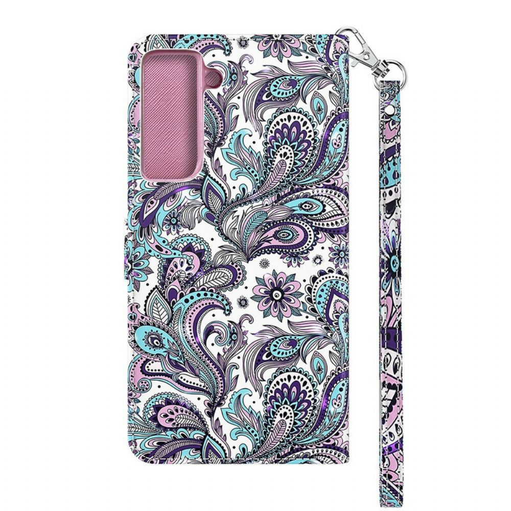 Folio-hoesje voor Samsung Galaxy S21 FE Chique Kant