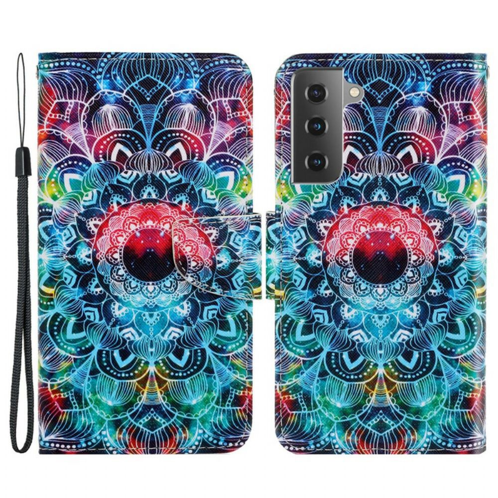 Folio-hoesje voor Samsung Galaxy S21 FE Mandala In De Lucht