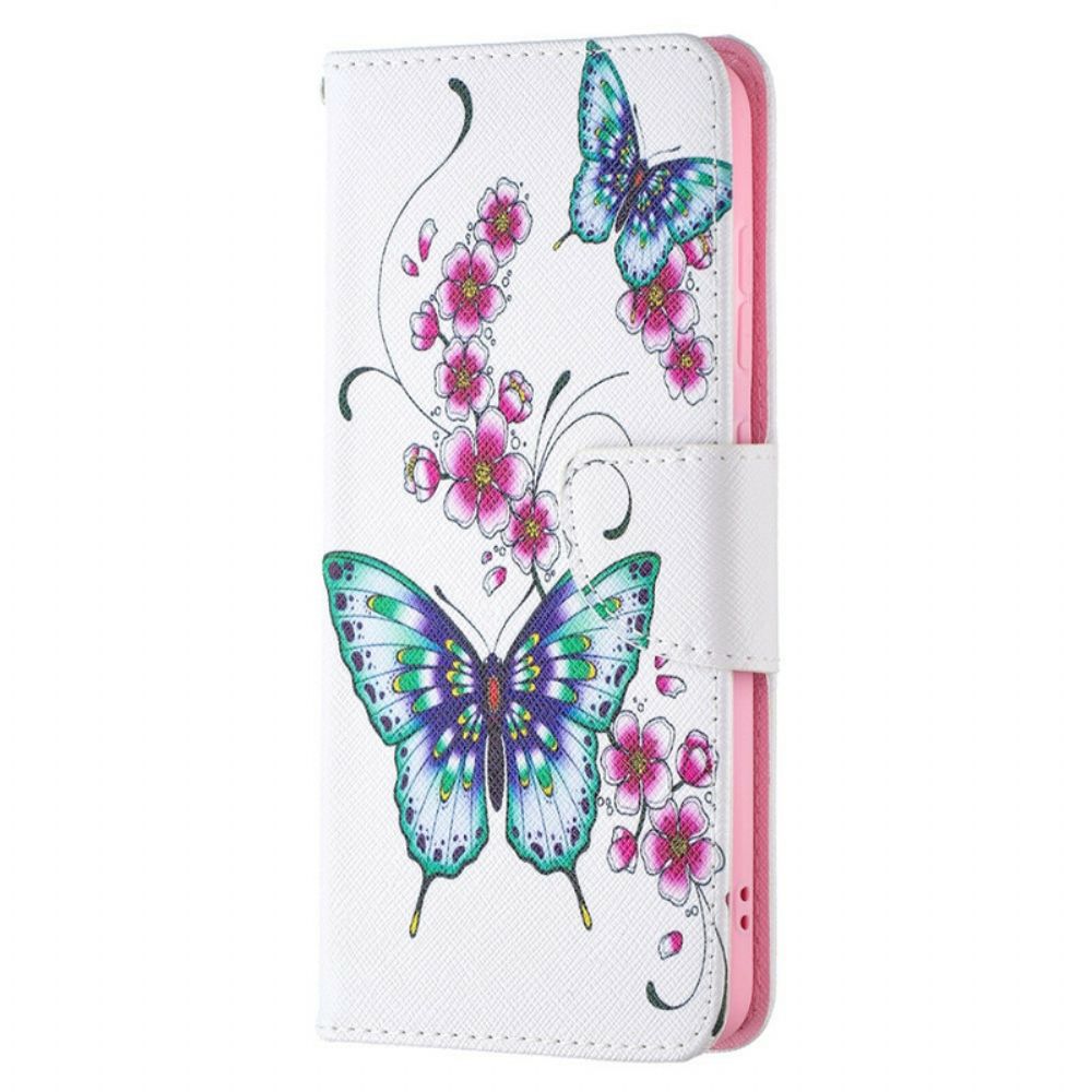 Folio-hoesje voor Samsung Galaxy S21 FE Prachtige Vlinders