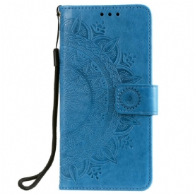 Folio-hoesje voor Samsung Galaxy S21 FE Zonnemandala