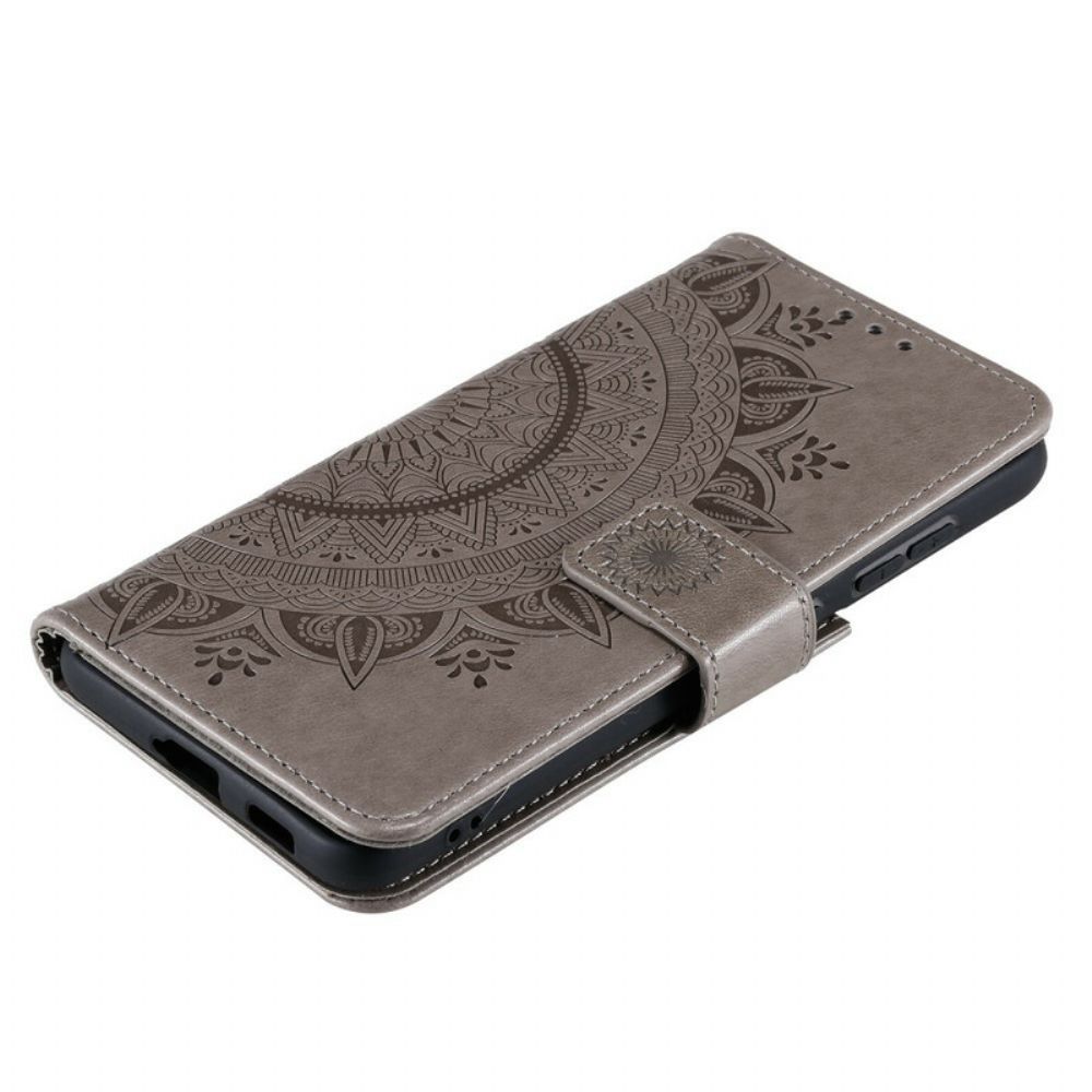 Folio-hoesje voor Samsung Galaxy S21 FE Zonnemandala