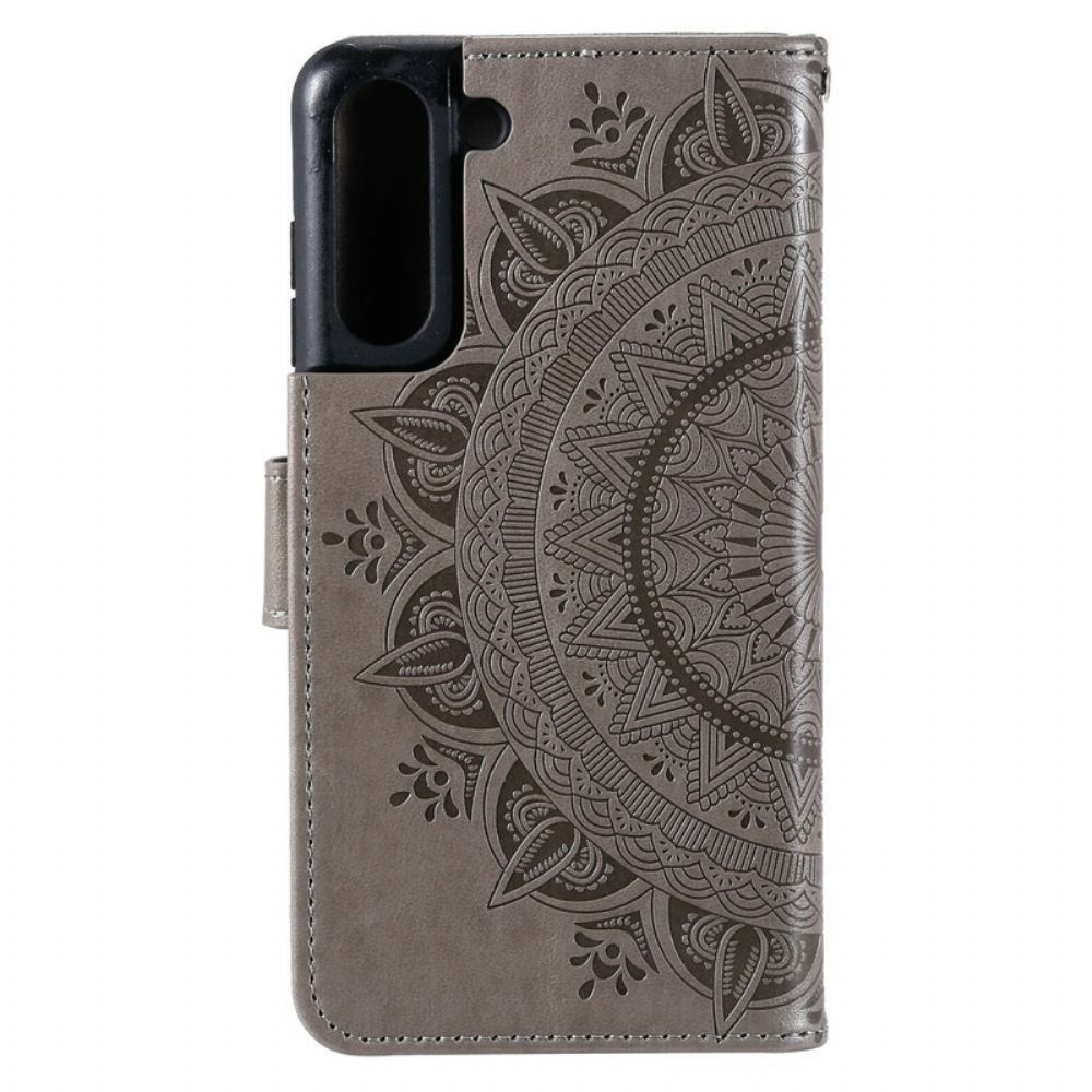 Folio-hoesje voor Samsung Galaxy S21 FE Zonnemandala