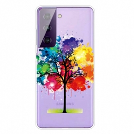 Hoesje voor Samsung Galaxy S21 FE Aquarel Boom