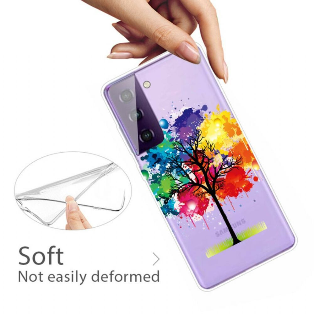 Hoesje voor Samsung Galaxy S21 FE Aquarel Boom