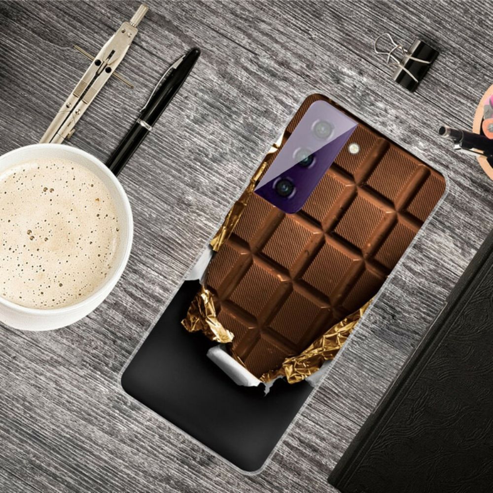 Hoesje voor Samsung Galaxy S21 FE Chocoladeslang