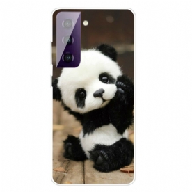 Hoesje voor Samsung Galaxy S21 FE Flexibele Panda