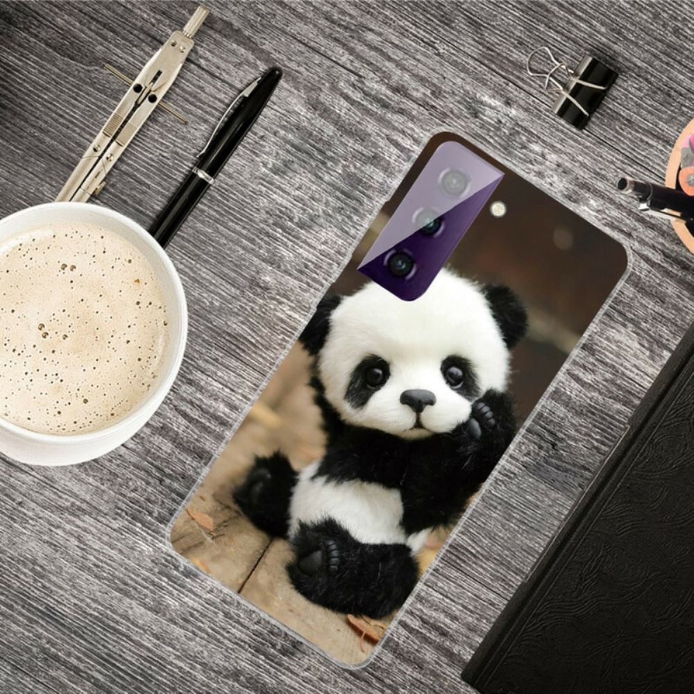 Hoesje voor Samsung Galaxy S21 FE Flexibele Panda