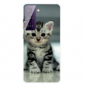 Hoesje voor Samsung Galaxy S21 FE Kitten Kitten