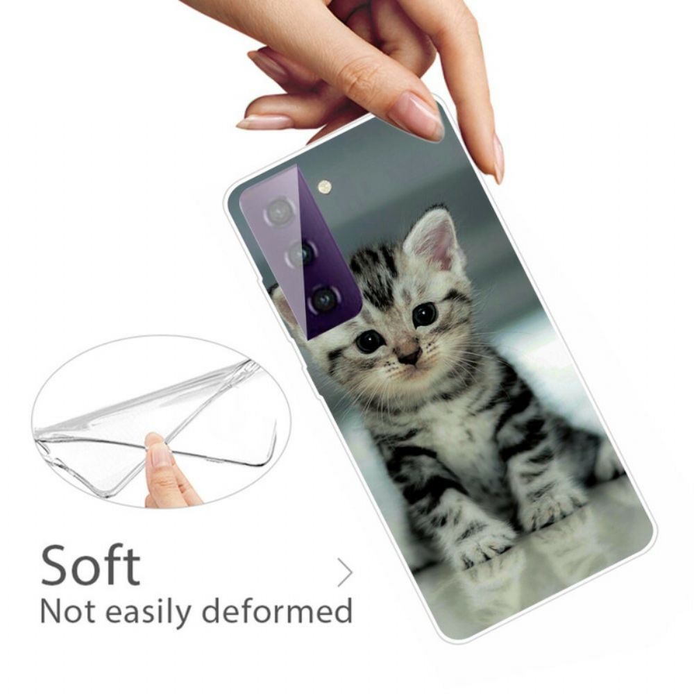 Hoesje voor Samsung Galaxy S21 FE Kitten Kitten