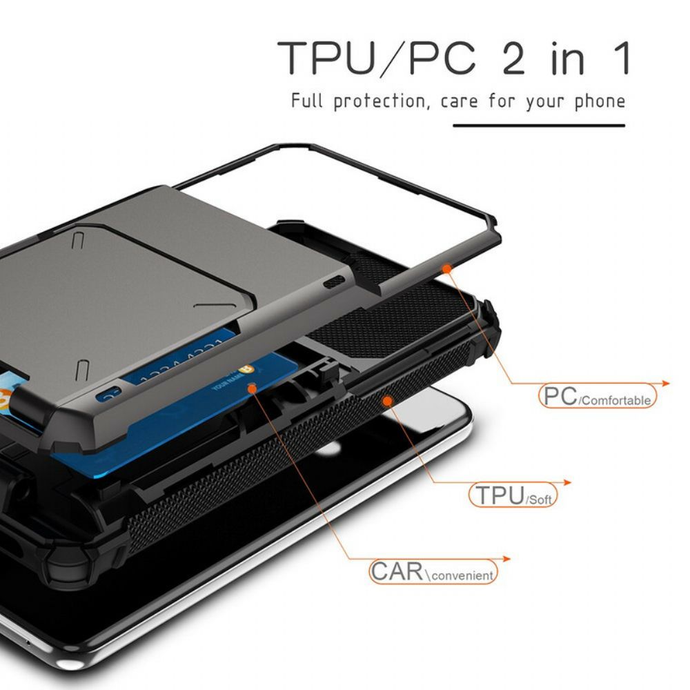 Hoesje voor Samsung Galaxy S21 FE Klap Stijl Kaarthouder