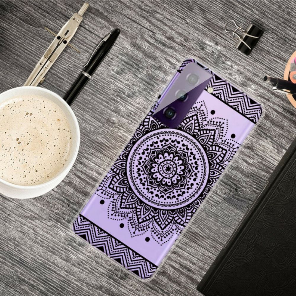 Hoesje voor Samsung Galaxy S21 FE Mooie Mandala