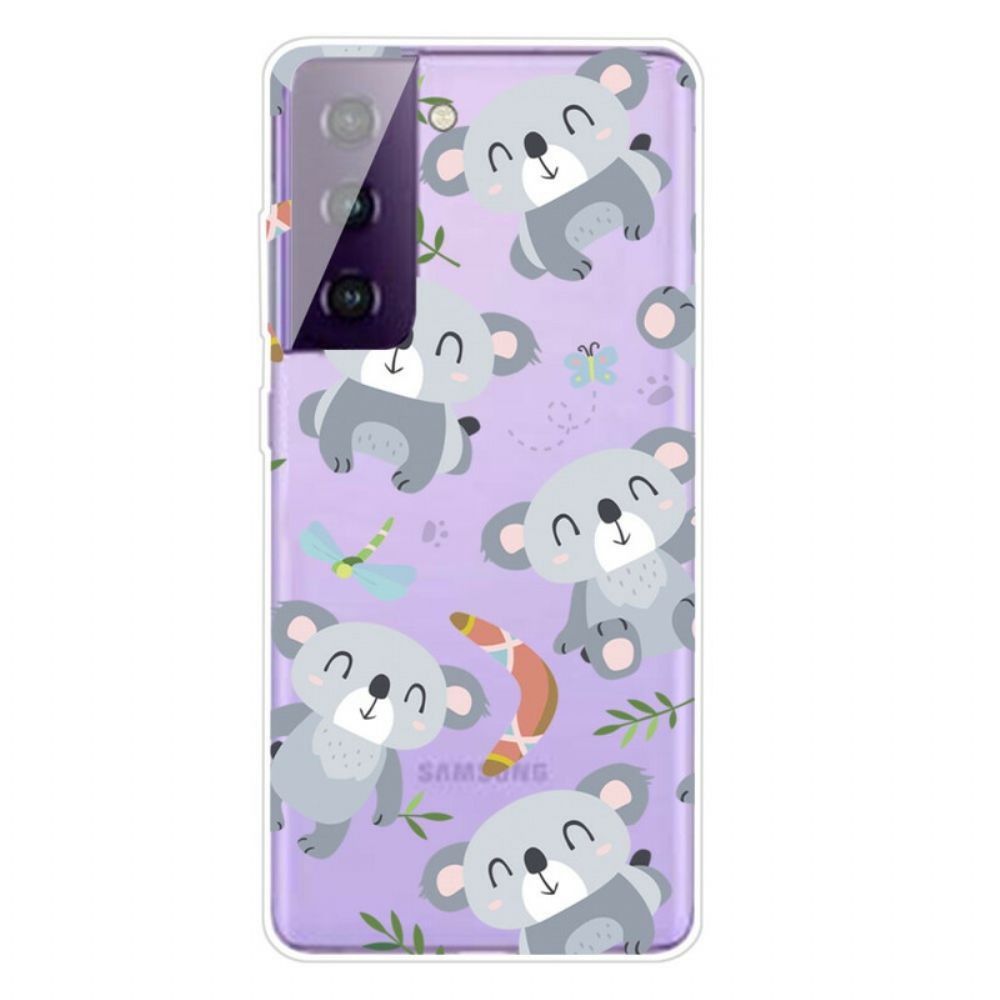 Hoesje voor Samsung Galaxy S21 FE Schattige Koala's