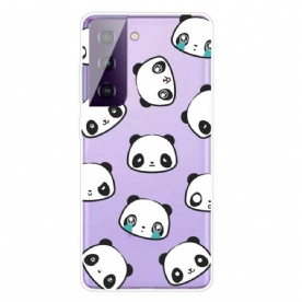 Hoesje voor Samsung Galaxy S21 FE Sentimentele Panda's