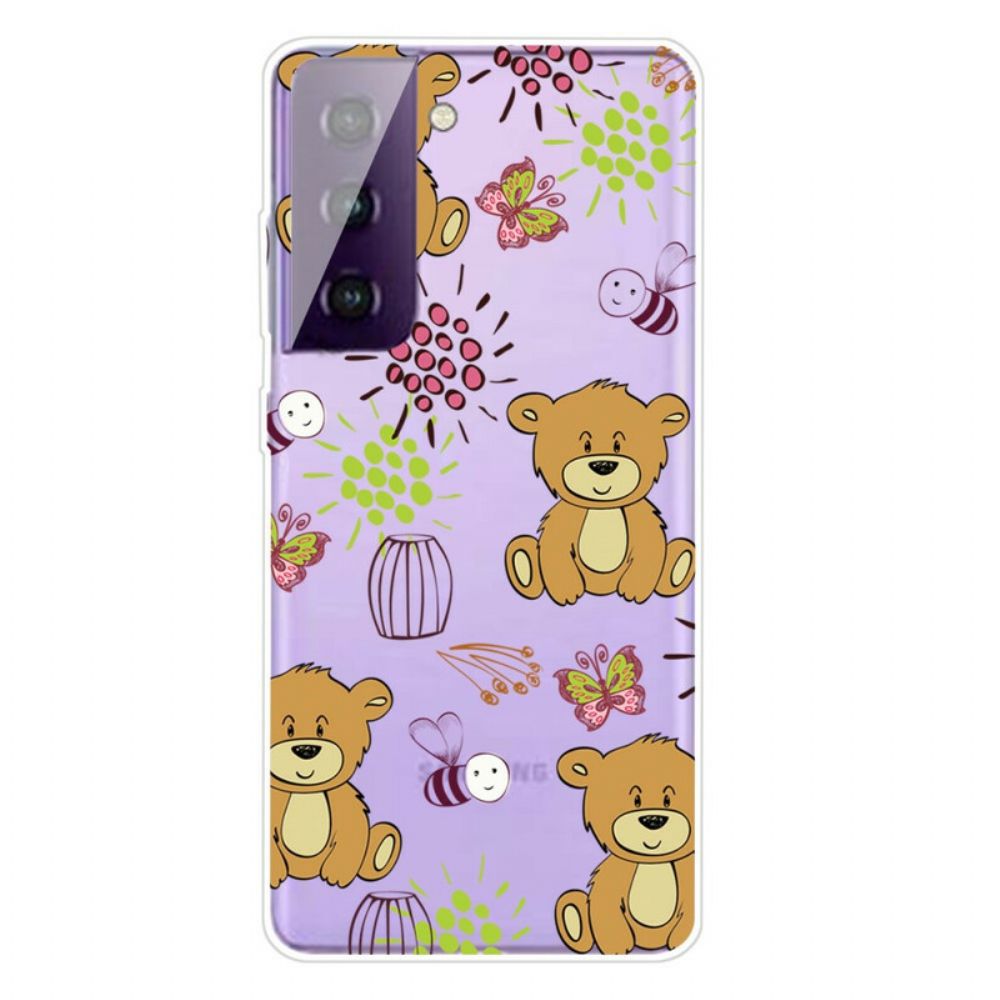 Hoesje voor Samsung Galaxy S21 FE Teddyberen Top