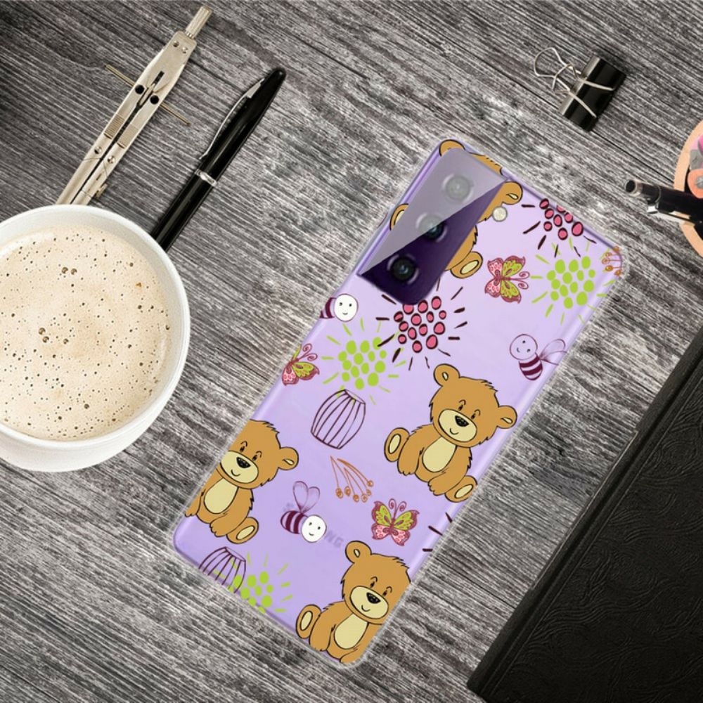 Hoesje voor Samsung Galaxy S21 FE Teddyberen Top