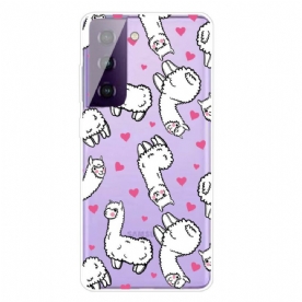 Hoesje voor Samsung Galaxy S21 FE Top Lama's