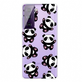 Hoesje voor Samsung Galaxy S21 FE Top Panda's Leuk