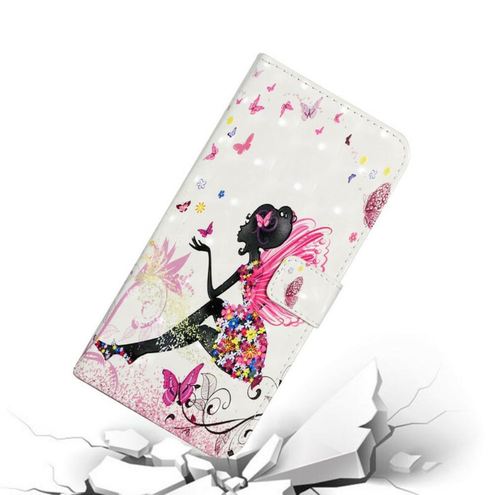 Leren Hoesje voor Samsung Galaxy S21 FE Magische Fee