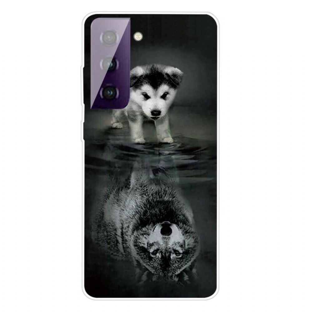 Telefoonhoesje voor Samsung Galaxy S21 FE Droom Van Puppy