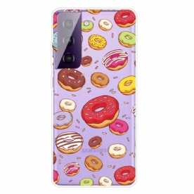 Telefoonhoesje voor Samsung Galaxy S21 FE Hou Van Donuts