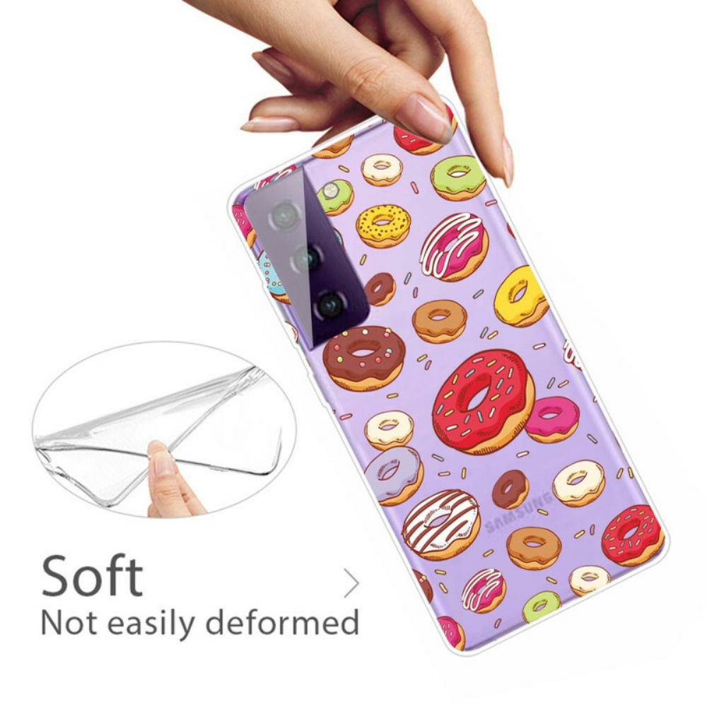 Telefoonhoesje voor Samsung Galaxy S21 FE Hou Van Donuts