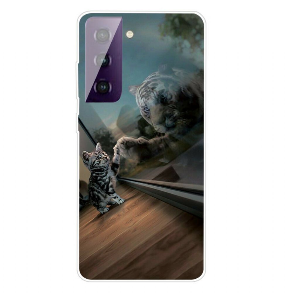 Telefoonhoesje voor Samsung Galaxy S21 FE Kittendroom