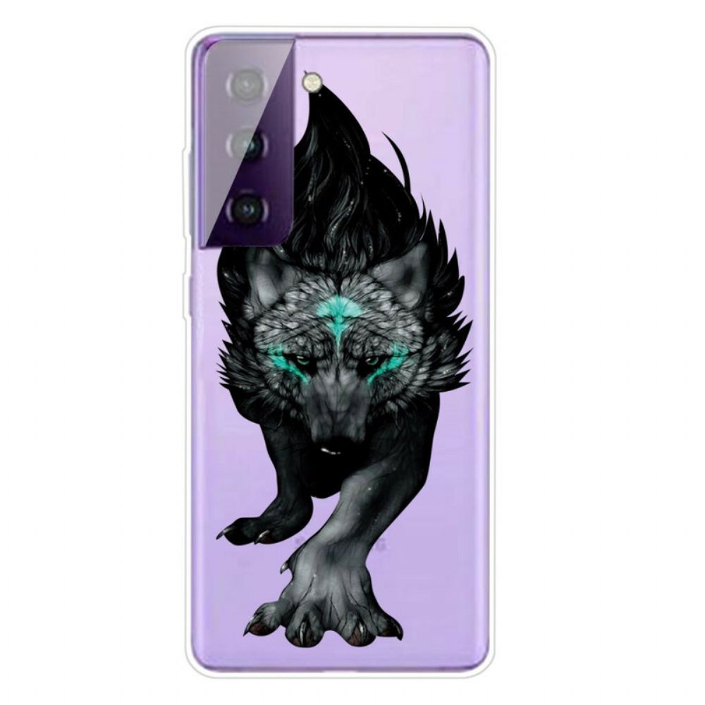 Telefoonhoesje voor Samsung Galaxy S21 FE Koninklijke Wolf