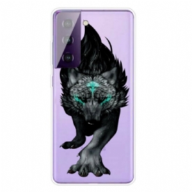 Telefoonhoesje voor Samsung Galaxy S21 FE Koninklijke Wolf