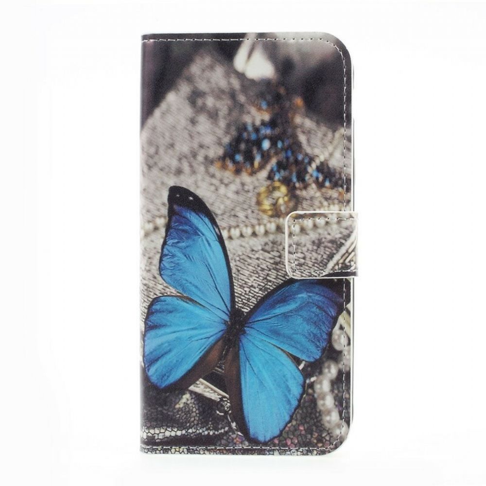 Folio-hoesje voor Samsung Galaxy XCover 4 / 4S Blauwe Vlinder