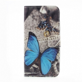 Folio-hoesje voor Samsung Galaxy XCover 4 / 4S Blauwe Vlinder